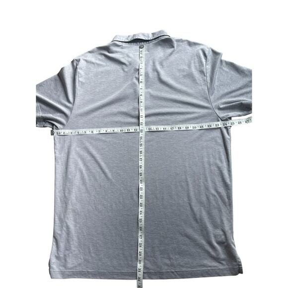 Travis Mathew Shirt Mens Size 2XL Gray Lightweight Polo Shirt - Picture 10 of 10